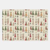 mannequinepatroon inpakpapier vel (Voorkant 3)