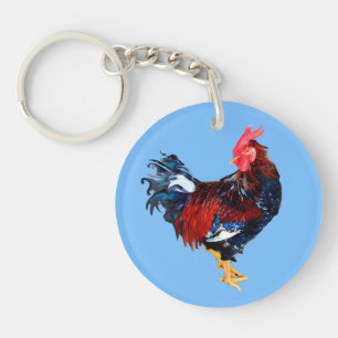 mannetje , rooster sleutelhanger