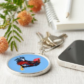 mannetje , rooster sleutelhanger (Zijkant)