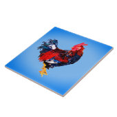 mannetje , rooster tegeltje (Zijkant)