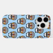 mannetje Sunda zebravink Case-Mate iPhone Case (Achterkant (horizontaal))