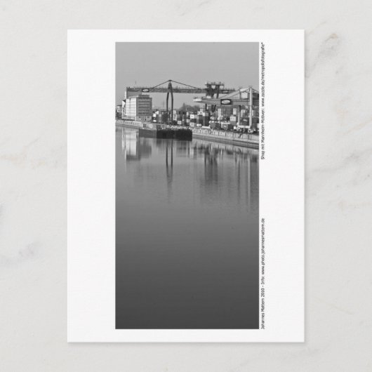 Mannheim - Am Hafen Briefkaart (Voorkant)