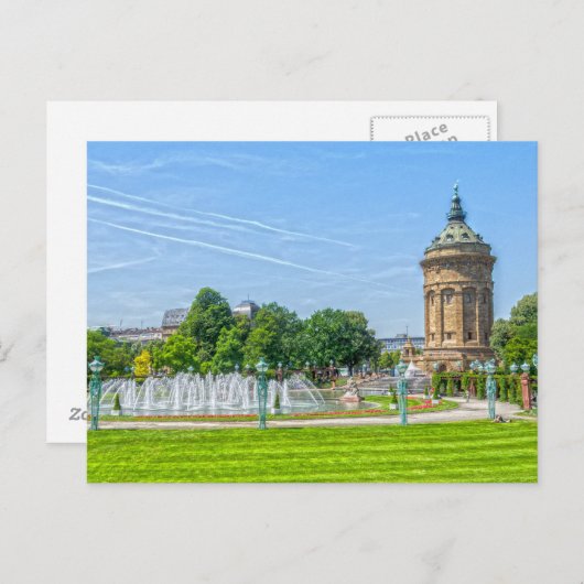 Mannheim Briefkaart (Voorkant / Achterkant)
