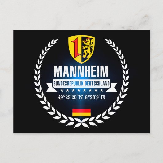 Mannheim Briefkaart (Voorkant)