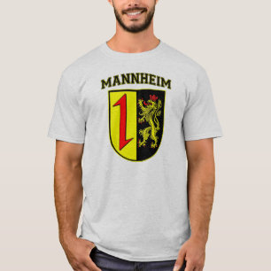Mannheim Duitsland Wappen/Crest T-shirt