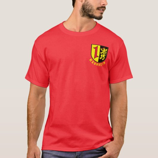 Mannheim mantel of Arms T-Shirt (Voorkant)