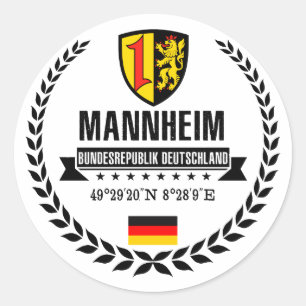 Mannheim Ronde Sticker