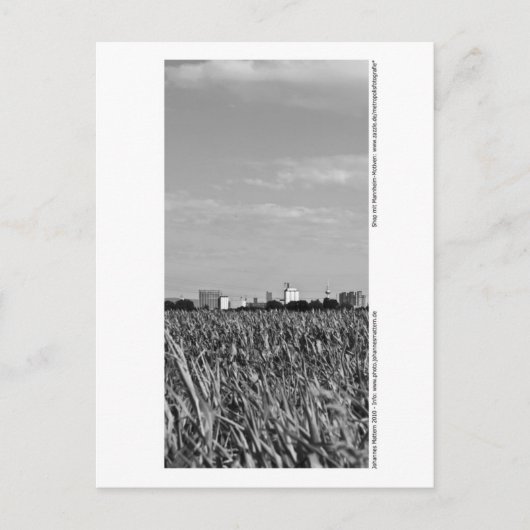 Mannheim - Skyline Briefkaart (Voorkant)