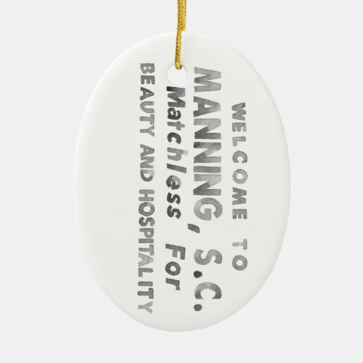 Manning Christmas Ornament (Voorkant)