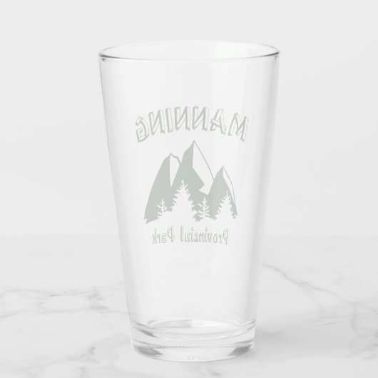 Manning Provincial Park Glas (Achterkant)