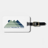 Manning Provincial Park Mountain Sun Bagagelabel (Voorkant horizontaal)
