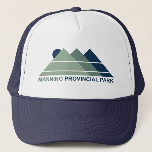 Manning Provincial Park Mountain Sun Trucker Pet (Voorkant)