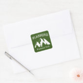 Manning Provincial Park Vierkante Sticker (Envelop)