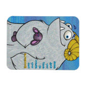 Manny de Yeti, magneet (Horizontaal)