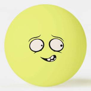 Manny Deranged Funny Face Ping Pong Ball
