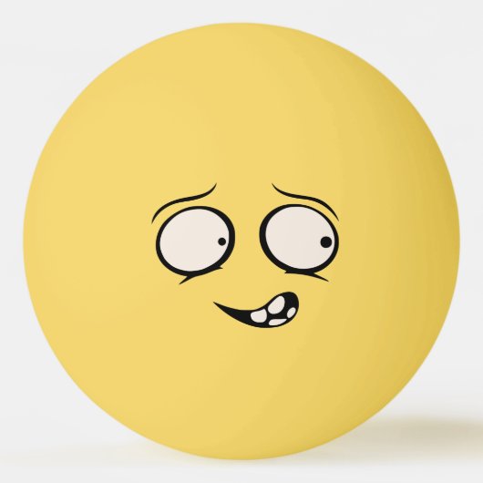 Manny Deranged Funny Face Ping Pong Ball (Voorkant)
