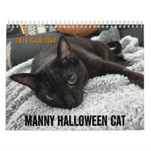Manny Halloween Kat 2026 Kalender