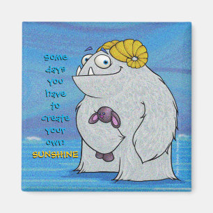 Manny le yeti, aimant