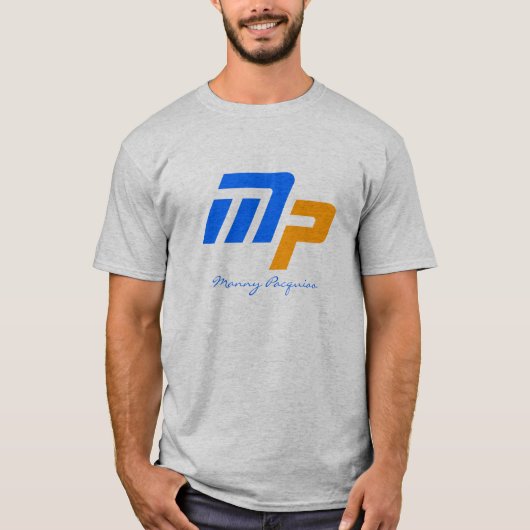 Manny Pacquiao grijs T-shirt (Voorkant)