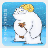Manny Yeti, autocollant (Devant)