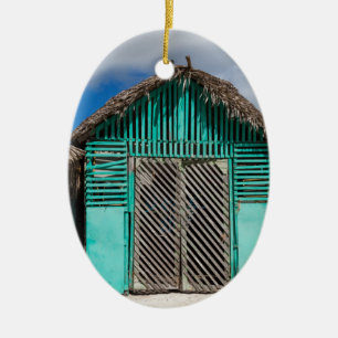 Mano Juan dorp in Saona Dominicaanse Republiek Keramisch Ornament