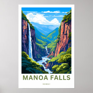 Manoa Herfsten Hawaii Reisprint Poster