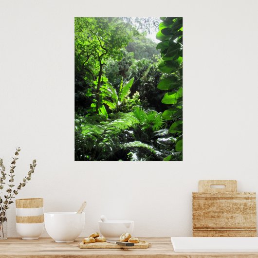 Mānoa stream bed poster (Keuken)