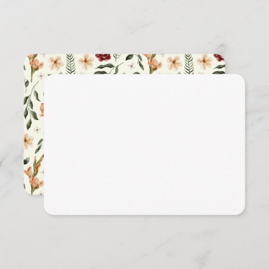 Manoir de campagne élégant | Carte d'enclos de ran (Devant / Derrière)