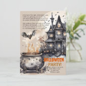 Manoir Hanté | Invitation poème du Chaudron Maudit (Debout devant)