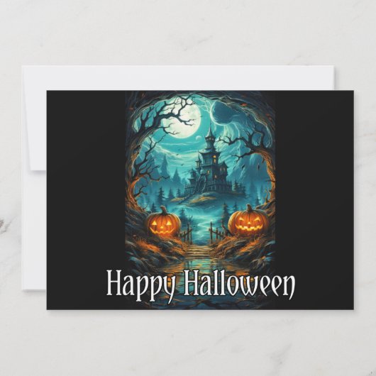 Manoir Hauné déplaisant Invitations de la fête d'H (Dos)