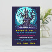 Manoir Hauné éffrayant Invitations de la fête d'Ha (Debout devant)