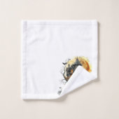 Manoir Lune - Salutations d'Halloween dans l'ombre (Gant de toilette)