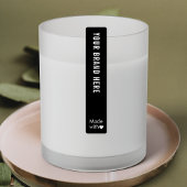 Manomètre de logo minimal Étiquette imperméable