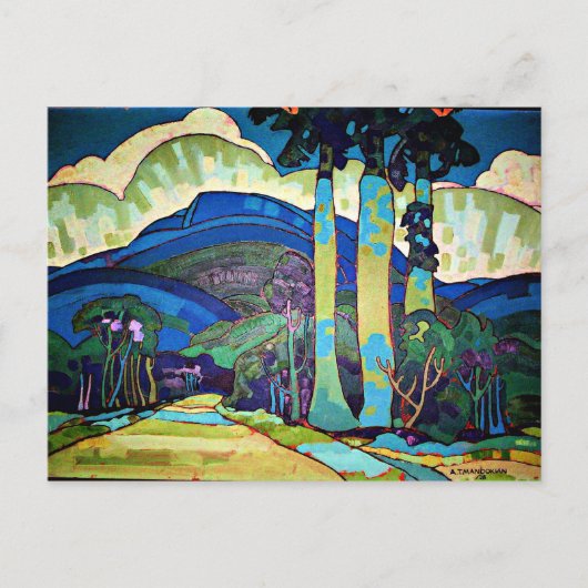 Manookian - Landschap Hawaiian Briefkaart (Voorkant)