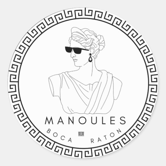 Manoules Kleine Stickers (Voorkant)