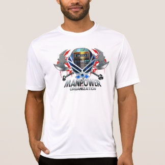 Manpower calculator ax t-shirt