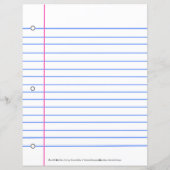 Manque de Papier Rayé ? Écrivez sur cette Feuille  (Dos)