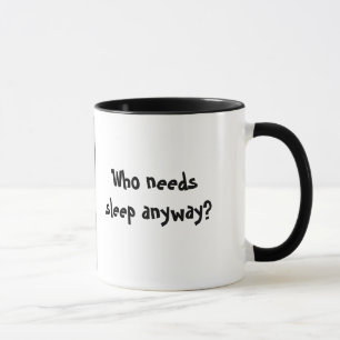 Manque de tasse de sommeil