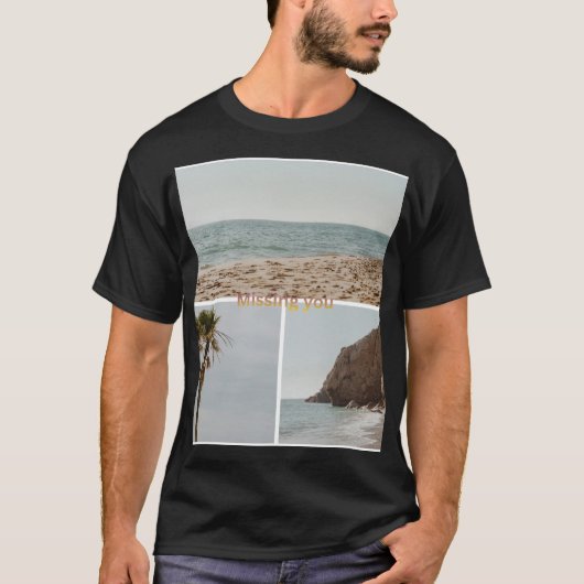 Manque de toi T-shirt de paysage (Devant)