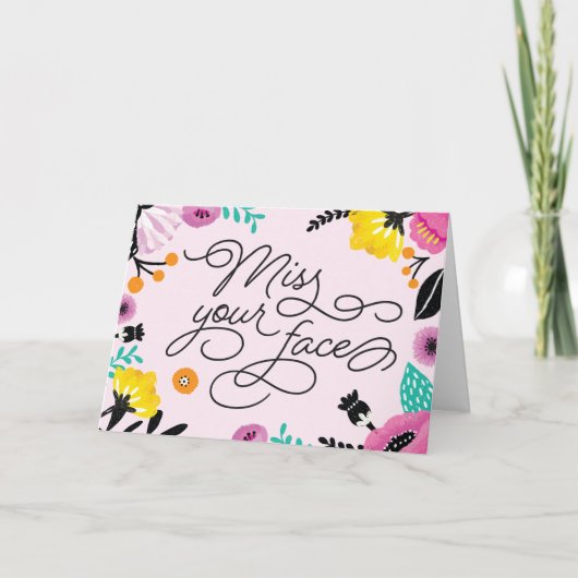 Manquez Votre Carte De Voeux (Devant)