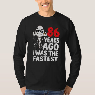 Mans 86e verjaardag grap jurk 86 jaar geleden was