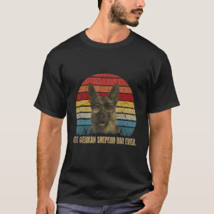 Mans Beste Hond Papa Ooit  Duitse Herdersvader Vad T-shirt