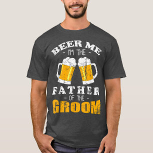 Mans Bier Me Ik ben de Vader van de Bruidegom Funn T-shirt
