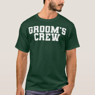 Mans Bruidegom Crew Bachelor Party Huwelijk Mannen T-shirt