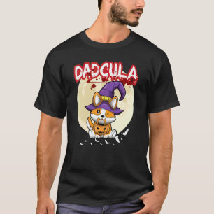 Mans Dadcula Dracule Vampier Dad Halloween Feest F T-shirt