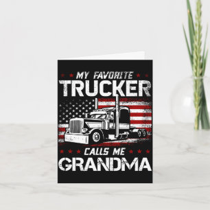 Mans favoriete trucker noemt oma usa amerikaans kaart