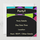 Mans Funny Retro 50ste Verjaardagsfeest Kaart (Achterkant)