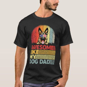 Mans Gestoorde Duitse Herdershond Geweldig Zoals M T-shirt