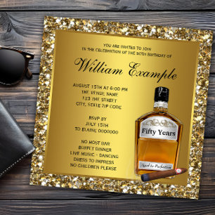 Mans Goud Gerijpt Tot In De Perfectie Whiskey Verj Kaart