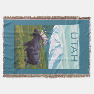 Mans met MountainUtah Deken